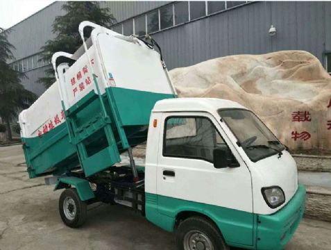 點擊查看詳細信息<br>標題：自卸式電動四輪垃圾車 閱讀次數：1876